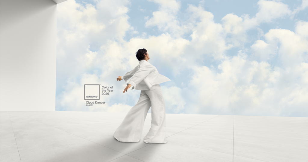 cor do ano 2026 cloud dancer